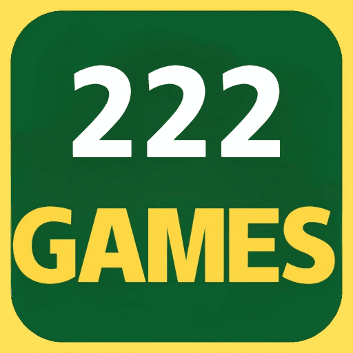 Imagem promocional da 222GAMES mostrando a plataforma e suas vantagens